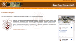 Desktop Screenshot of karmelitarend.hu